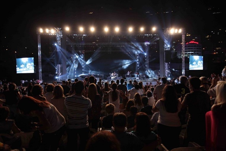 Johnny Hallyday at Jounieh Festival